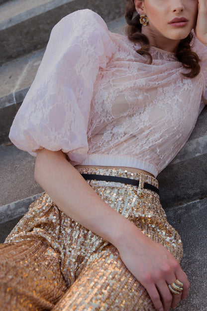 Madame – Blusa Couture in Pizzo Lavorato