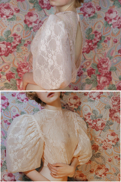 Madame – Blusa Couture in Pizzo Lavorato