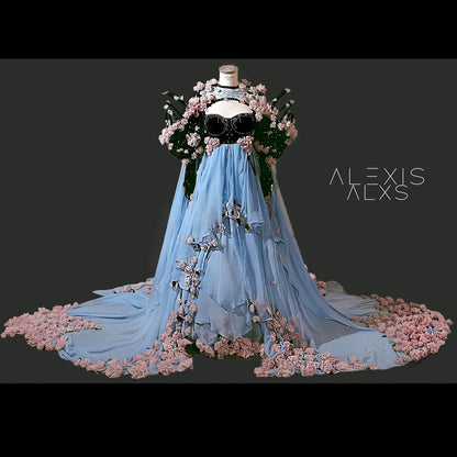 Randy Fenoli Abito Da Sposa Celeste Floral Wedding Dress